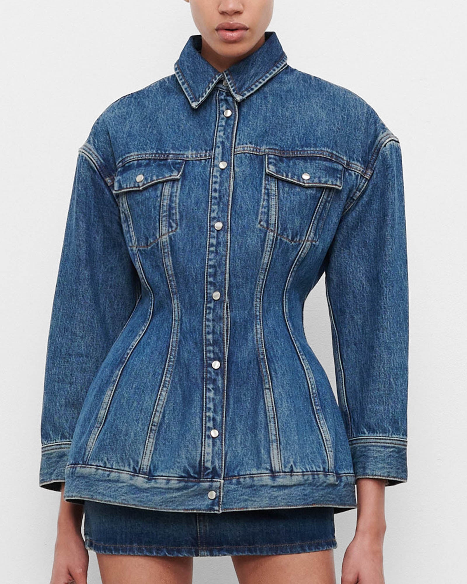 Denim Contour Jacket